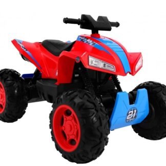 Quad eléctrico 12V para niños, SportRun, Azul, 3-7 años, 4 motores, rojo INDA543-RA-S2888